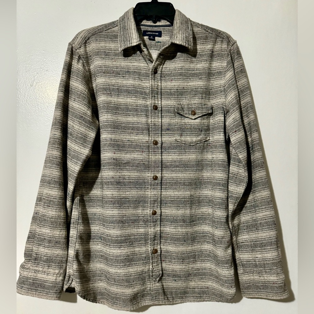 J. Crew / Jeans Slim Fit Cotton / Wool - Gray with Multicolor Flecks Size Medium